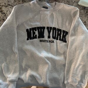 White Fox New York L/XL Crewneck Sweatshirt